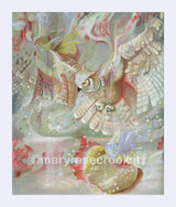"Sequin Night in the Darkness of the Blood", Fine Art Print, limited edition of 50, signed and numbered.