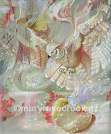 "Sequin Night in the Darkness of the Blood", Fine Art Print, limited edition of 50, signed and numbered.
