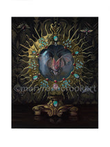 "Reliquary of the Bat", fine art print, limited edition of 50, signed and numbered.