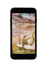 Ornamentum Cell Phone Wallpaper scaled for most smart phones, "Herxing", detail, Te Tarata and Korimako, 2020.