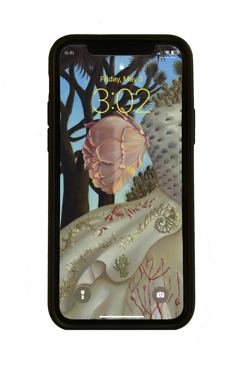 Ornamentum Cell Phone Wallpaper scaled for most smart phones, detail from "The Relics of the Daughters of the Desert", 2013.