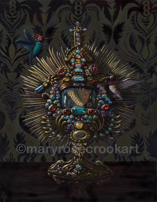 "Reliquary of the Bee", fine art print, limited edition of 50, signed and numbered.